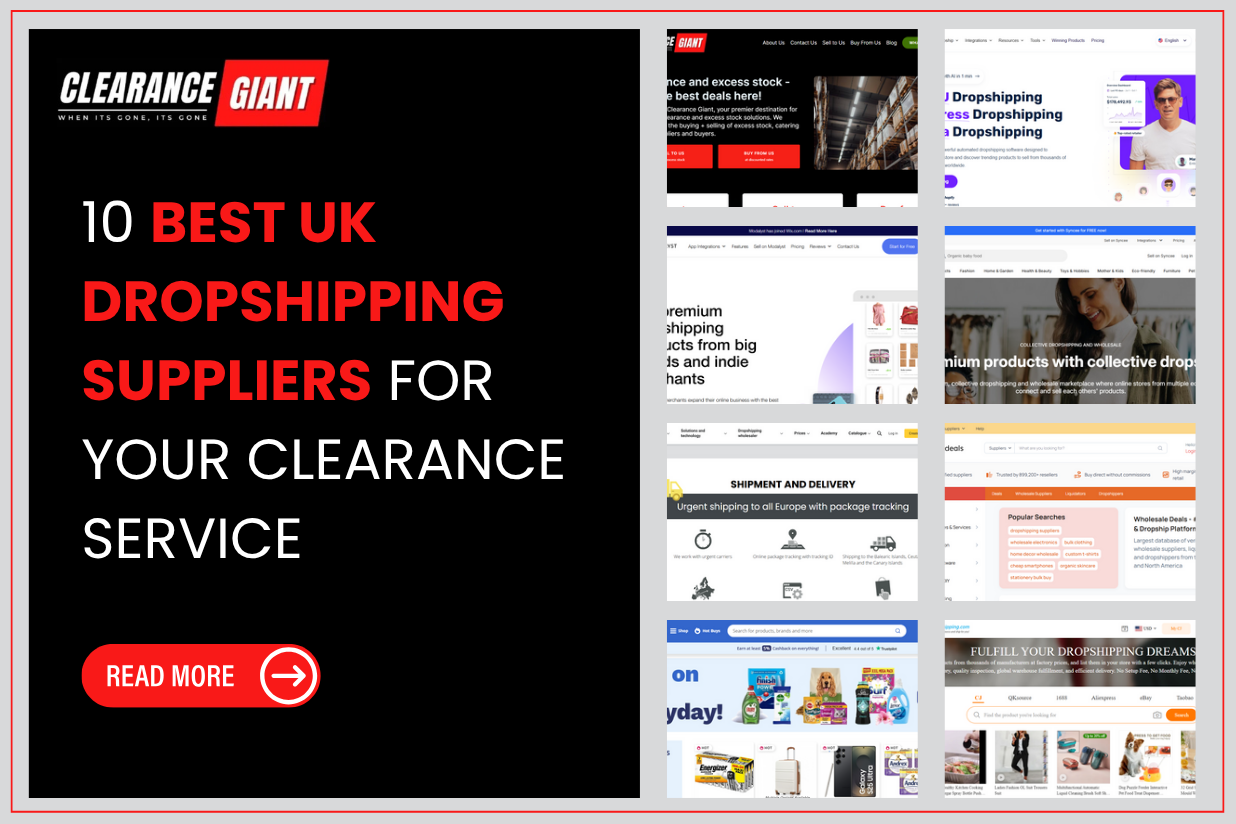 10 Best UK Dropshipping Suppliers for Your Clearance Service