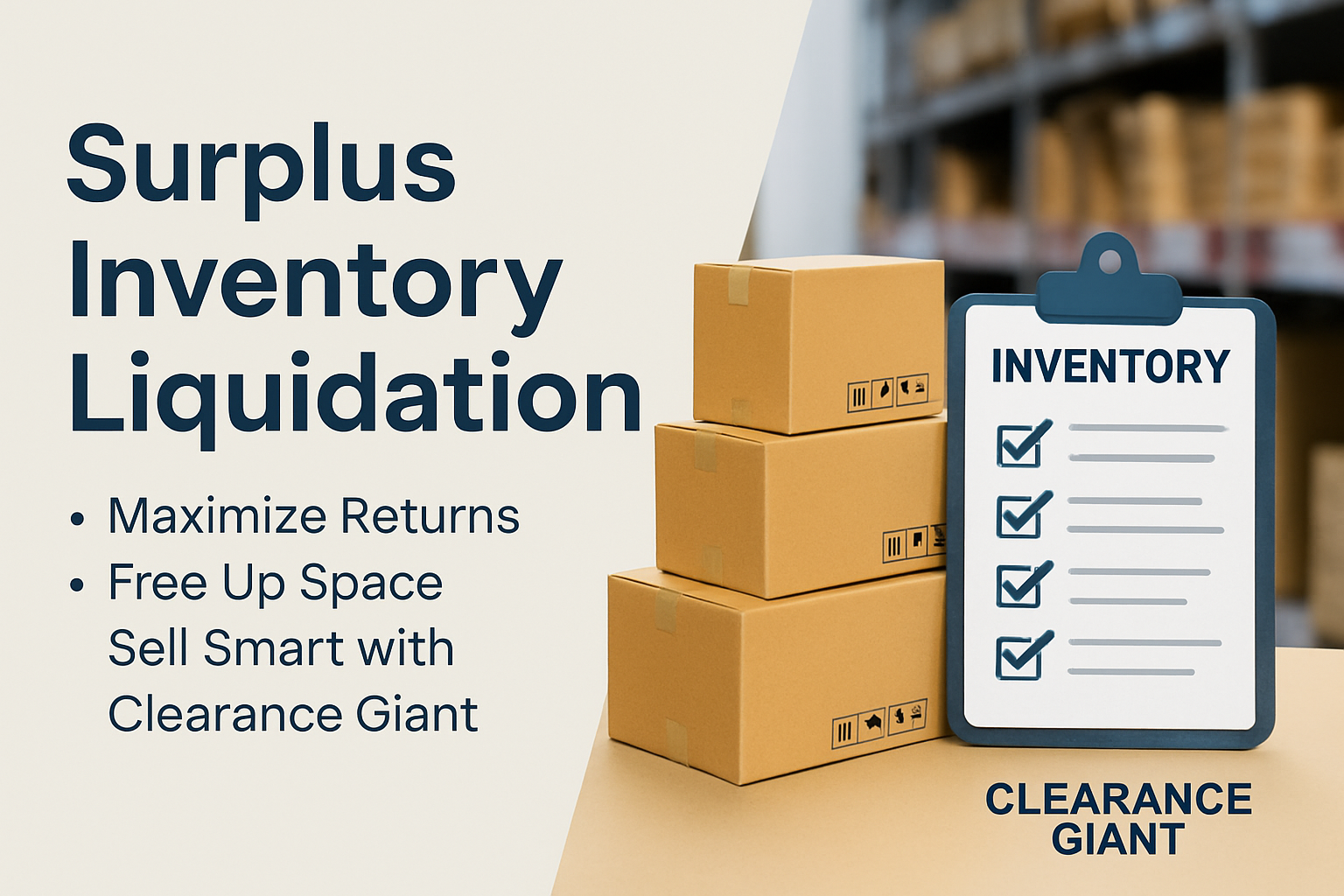 Surplus Inventory Liquidation: Turn Stock into Cash Fast